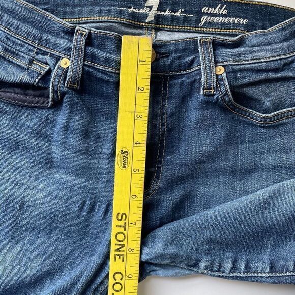 7 For All Mankind Gwenevere Ankle Jeans, 28‎ - Picture 8 of 11